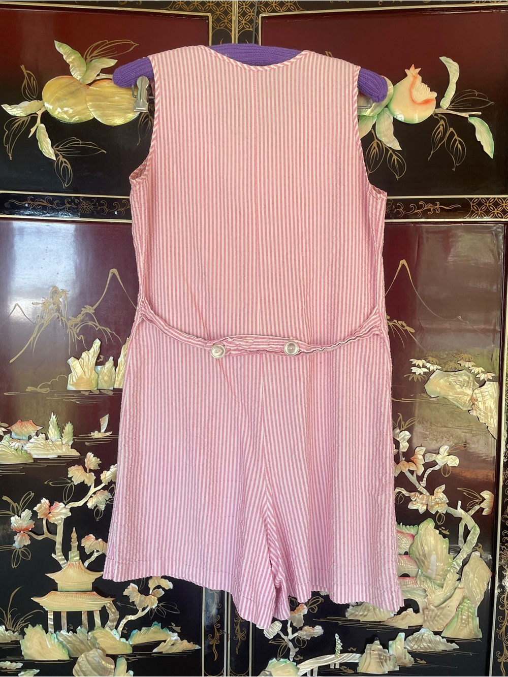 1950s seersucker romper - Picture 6 of 6